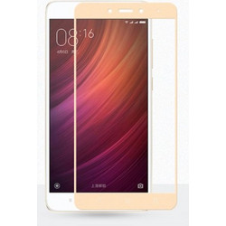 MOCOLO Σκληρυμένο Γυαλί (Tempered Glass) Προστασίας Οθόνης Πλήρης Κάλυψης για Xiaomi Redmi Note 4 (Mediatek) Χρυσαφί