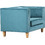 Woodwell Πολυθρόνα Μπλε Midland E9639,11