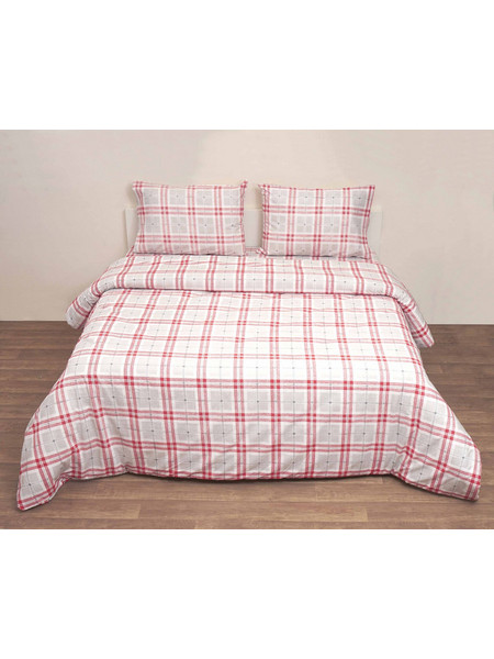 Πάπλωμα Μονό 160x240εκ Με Μαξιλαροθήκη Fresh Cotton Μακένζι Viopros
