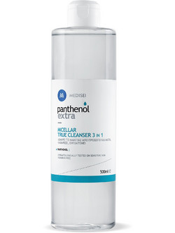 Medisei Panthenol Extra True Cleanser 3 in 1 Micellar Water Ντεμακιγιάζ για Ευαίσθητη Επιδερμίδα 500ml