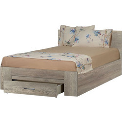 Κρεβάτι Eva με Μπαούλο + Συρτάρι K1107 Γκρί 6803 150 x 200