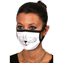 ITATI Υφασμάτινη Μάσκα CAT Face White 1τμχ