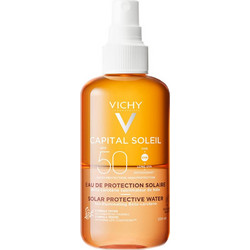 Vichy Capital Soleil Enhanced Tan Solar Protective Water Spray Μαυρίσματος Σώματος SPF50 200ml