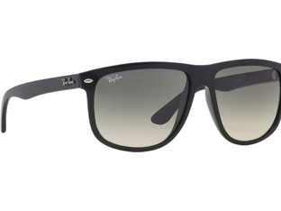 Ray-Ban RB4147 601/32 Ανδρικά Γυαλιά Ηλίου Τετράγωνα Κοκάλινα Μαύρα με Μαύρο Degradee Φακό