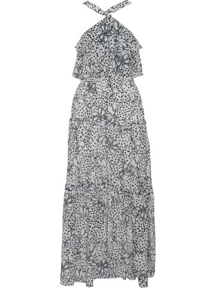 Kendall + Kylie Midi Καλοκαιρινό Καθημερινό Φόρεμα Μπλε KKC.0S2.030.015