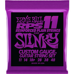Ernie Ball 2242 Σετ 6 Χορδές Ηλεκτρικής Κιθάρας Nickel Plated Steel 11-48"