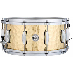 Gretsch Full Range Hammered Brass Snare Drum - 14" x 6.5"