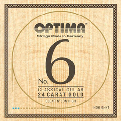 Optima No 6 Carbon Σετ 6 Χορδές Κλασικής Κιθάρας Nylon Hard Tension