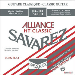Savarez 540RH Σετ 6 Χορδές Κλασικής Κιθάρας Carbon Normal Tension