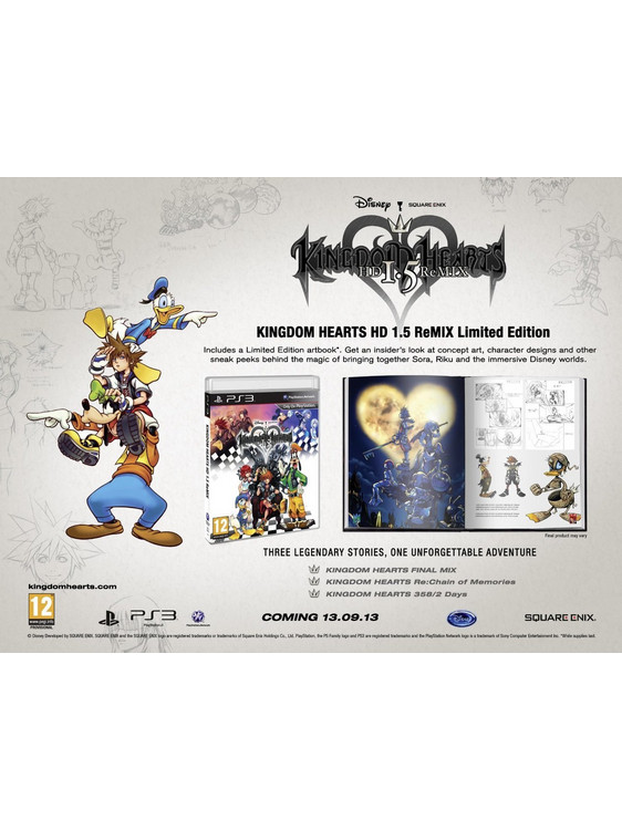 Kingdom Hearts HD 1.5 Remix Limited Edition PS3