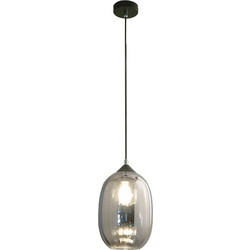 Fabas Luce Infinity Κρεμαστό Φωτιστικό Οροφής Μονόφωτο E27 Μαύρο 3519-40-126