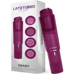 LateToBed Heady Δονητής Μασάζ 10.7cm Μωβ