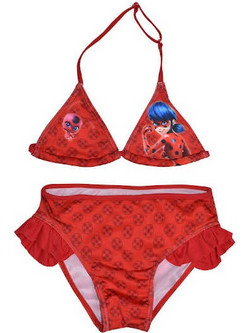 Stamion Miraculous Παιδικό Μαγιό Bikini Set για Κορίτσι Κόκκινο ML92009