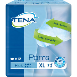 Tena Pants Plus XLarge Πάνες Βρακάκι Ακράτειας 6 Σταγόνες 12τμχ