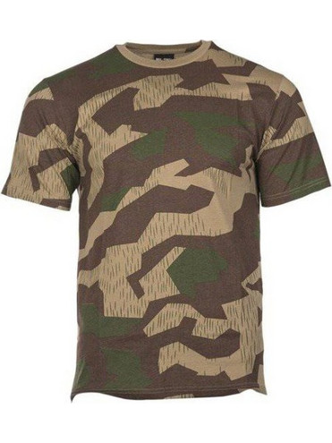 Mil-Tec T-Shirt Cotton - Splinter Camo