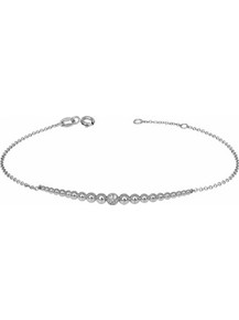 Βραχιόλι λευκόχρυσο Κ18 diamond stick 034604 034604 Χρυσός 18 Καράτια