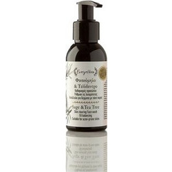 Evergetikon Sage & Tea Tree Face Wash Κρέμα Καθαρισμού Προσώπου για Ακμή 40ml