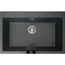 Duralit KZ075U Υποκαθήμενος Νεροχύτης Γρανίτη Ματ Graphite 76x50cm