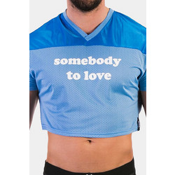 Crop Tee Somebody To Love - Blue