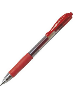 Pilot G-2 Στυλό Gel 0.7mm Κόκκινο BL-G2-7R