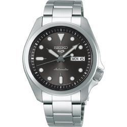 Seiko 5 Sports Ανδρικό Ρολόι Αυτόματο με Ασημί Μεταλλικό Μπρασελέ SRPE51K1