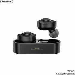 Remax TWS-21 Ακουστικά Bluetooth In Ear Black