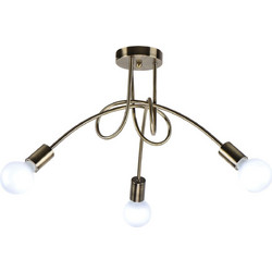 Home Lighting KQ 2627/3 Κρεμαστό Φωτιστικό Οροφής Τρίφωτο E27 77-8089