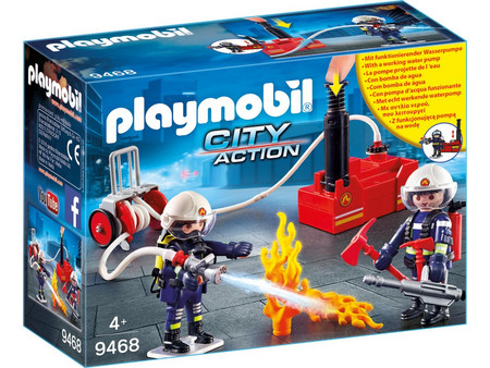 Playmobil City Action Πυροσβέστες με Αντλία Νερού για 4+ Ετών 9468