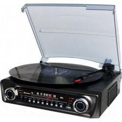 Roadstar TTR-9645 E Πικάπ με Ηχεία & Προενίσχυση Bluetooth & USB Black