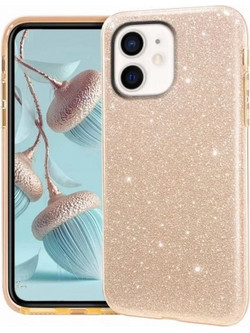 Θήκη Shining Χρυσόσκονη Για Apple iPhone 12 Mini 5,4'' Χρυσό