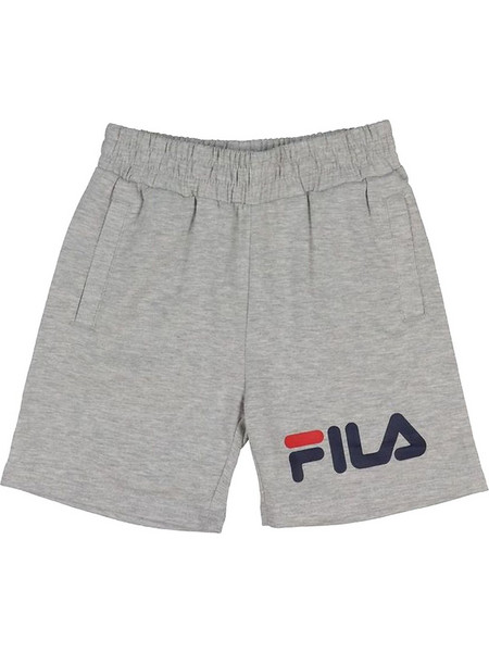Fila Zoe Αθλητική Παιδική Βερμούδα Γκρι 688658-B13
