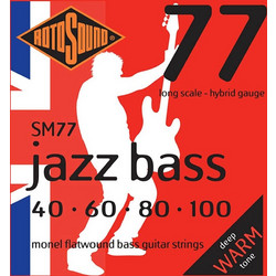 Rotosound SM77 Σετ 4 Χορδές Ηλεκτρικού Μπάσου Monel 40-100"