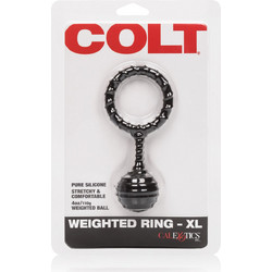 CalExotics Colt Weighted Ring XL Ελαστικό Δαχτυλίδι Πέους Σιλικόνης 4.5cm Μαύρο