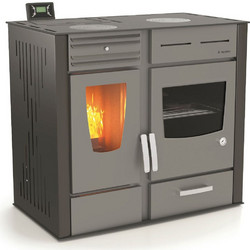 Thermiki Plus Aero 13 Σόμπα Pellet Αερόθερμη με Φούρνο 13.03kW