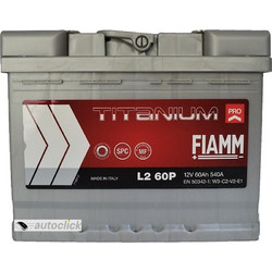 Fiamm Titanium PRO L260P 12V 60Ah