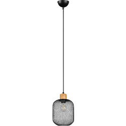 Trio Lighting Reality Calimero Κρεμαστό Φωτιστικό Οροφής Μονόφωτο E27 Μαύρο R30561032