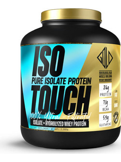 Gold Touch Nutrition ISO Touch Premium 86% Chocolate Waffle Πρωτεΐνη Ορού Γάλακτος Γράμμωσης Χωρίς Λακτόζη 2kg