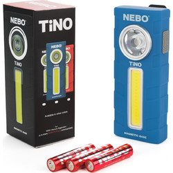 Nebo TINO Μπλέ Φακός Εργασίας Μπαταρίας Led Αδιάβροχος με Μαγνήτη 300lm