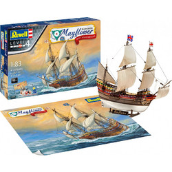Revell Gift Set Mayflower 400th Anniversary Συναρμολογούμενο Πλαστικό Μοντέλο Καραβιού 1:83