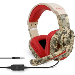 Ipega PG-R005 Gaming Headset Over Ear Camo Brown