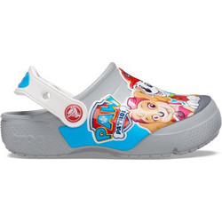 Crocs Fun Lab Raw Patrol Παιδικά Παπούτσια Θαλάσσης για Αγόρι Ανατομικά Γκρι 206276-007