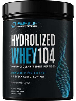 Self Omninutrition 104 Hydrolyzed Whey Chocolate Πρωτεΐνη Ορού Γάλακτος Γράμμωσης Χωρίς Γλουτένη 1kg