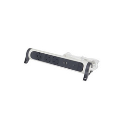 Legrand SurgeArrest 3 Outlets 1.5m Cable SPD White/Grey Rotating 694508