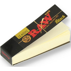 RAW Tips Black Τζιβάνα Μαύρη - Aκατέργαστη 50φ