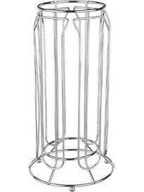 Μεταλλική Βάση για 36 κάψουλες καφέ, 9.4x12.3x25 cm, Capsule holder - Aria Trade