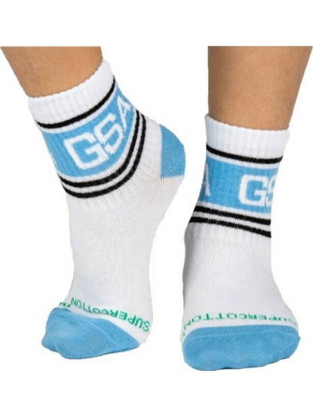 GSA KIDS CREW SEMI CUSHION 3 PACK 831901 51 ΛΕΥΚΟ ΓΑΛΑΖΙΟ