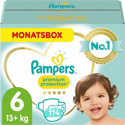 Pampers Premium Care Monthly Pack Πάνες No6 13+kg 3x38τμχ