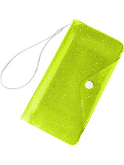 Θήκη Splash Proof Wallet CELLY για Smartphones έως 6.2'' Κίτρινη