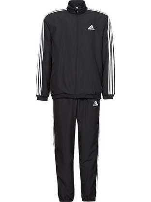 Adidas Essentials Ανδρικό Σετ Φόρμας με Λάστιχο Μαύρο GK9950
