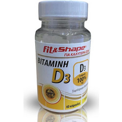 Fit & Shape Vitamin D3 60 Κάψουλες